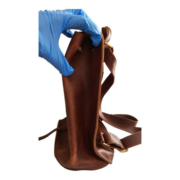 Kasandy Backpack Brown Leather Western Cowgirl Elephant Ethical Fair Trade - Picture 9 of 15